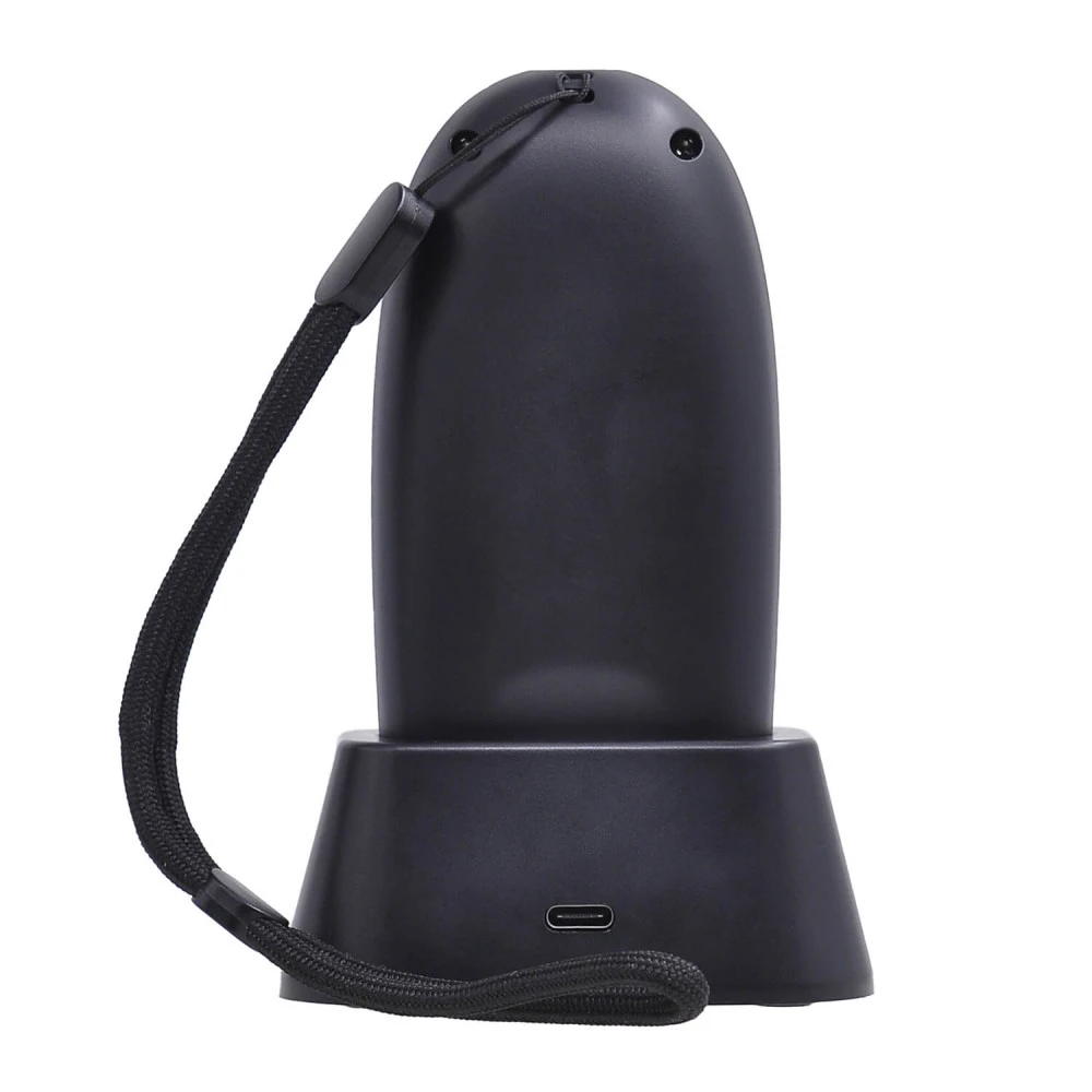 Сканер штрихкода Mertech CL-5300 с зарядно-коммуникационным устройством (Cradle) Mertech4857 Ручной беспроводной, 2D, USB-COM, USB-HID, Черный