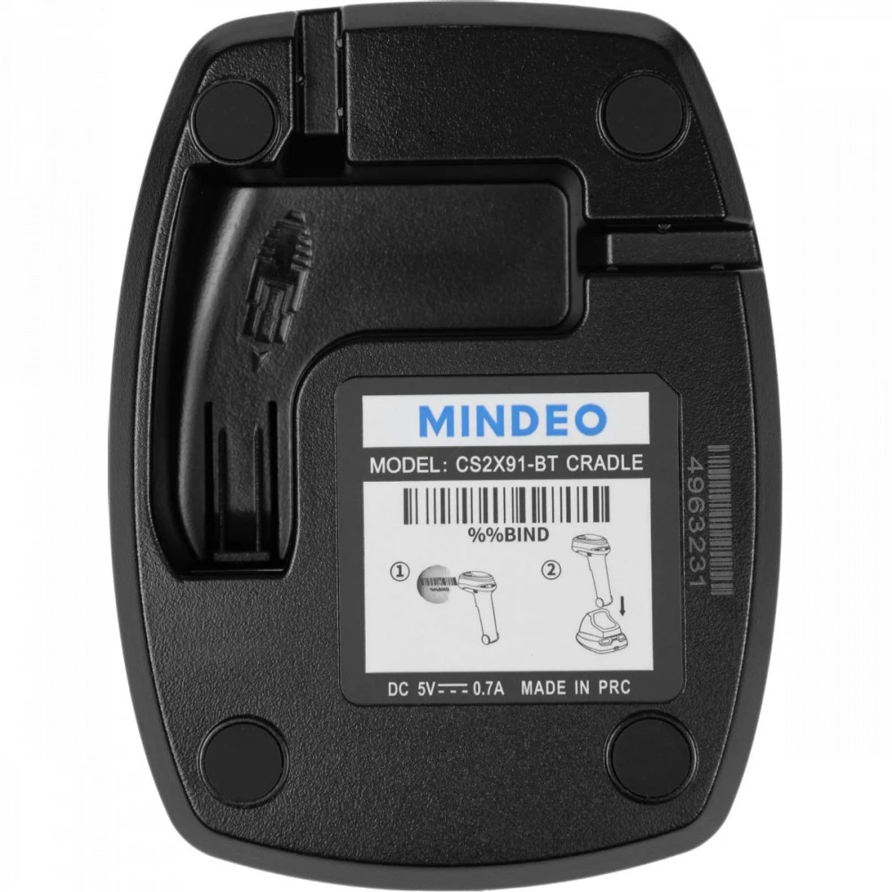 Сканер штрихкода Mindeo CS2291-HD BT Ручной беспроводной, 2D, USB, Bluetooth, Черный