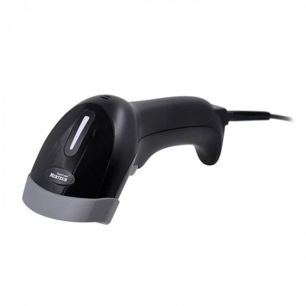 Сканер штрихкода Mertech 1300 P2D Black 4876 Ручной проводной, 2D, USB-COM, USB-HID, Черный