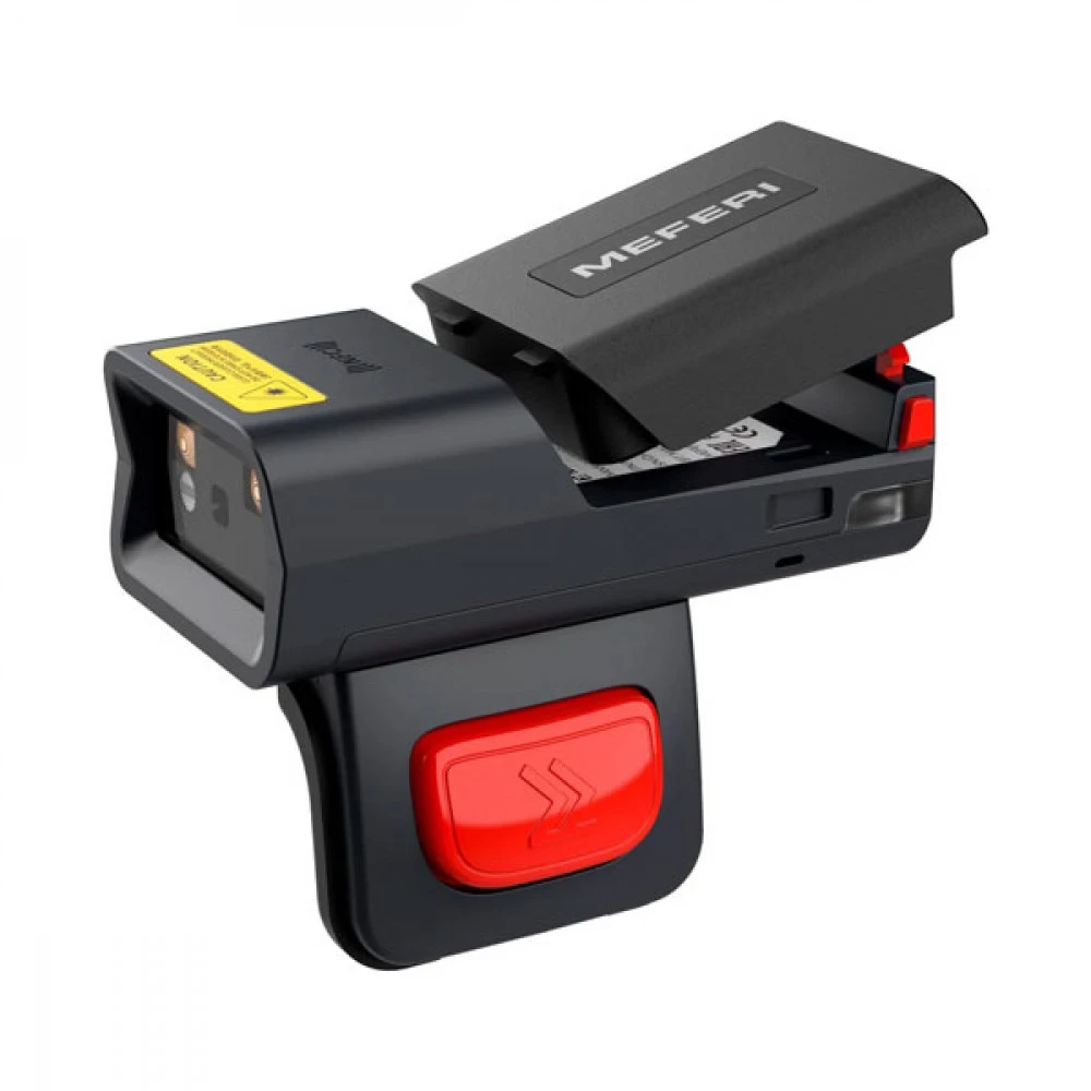 Сканер штрихкода Meferi MS300R-WS2ANSST Ручной беспроводной, 1D/2D, USB, Bluetooth, Черный-Красный