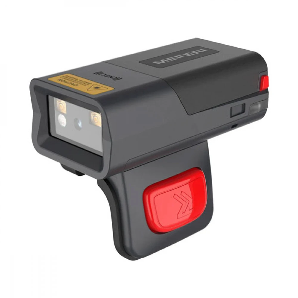 Сканер штрихкода Meferi MS300R-WS2ANSST Ручной беспроводной, 1D/2D, USB, Bluetooth, Черный-Красный