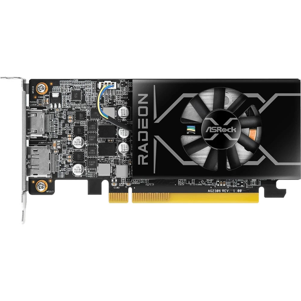 Видеокарта ASRock RX6400 LP 4G 4 ГБ
