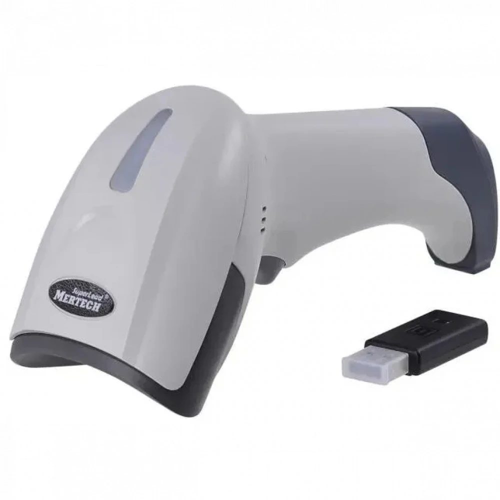 Сканер штрихкода Mertech CL-2310 Dongle 4218 Ручной беспроводной, 2D, USB-COM, USB-HID, Белый