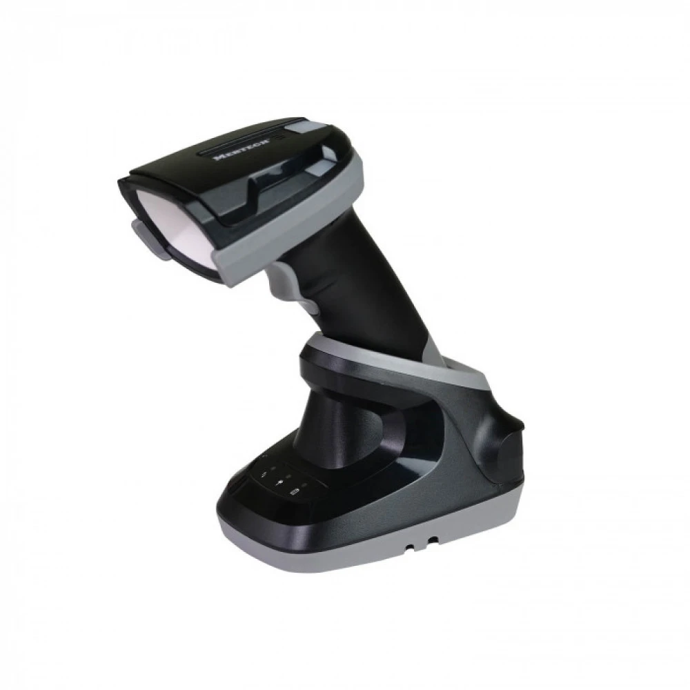 Сканер штрихкода Mertech CL-2425 Ai HR 2Core XLaser BLE SPP Dongle P2D USB Black Ручной беспроводной, Черно-серый