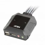 KVM-переключатель ATEN 2-Port USB DisplayPort Cable KVM Switch CS22DP-AT