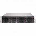 Сервер Supermicro CSE-826BE2C-R609/X12DPL-6 CS826X12DPL4310 (2U Rack, Xeon Silver 4310, 2100 МГц, 12, 18, 4 x 32 ГБ, LFF 3.5", 4x 960  ГБ)