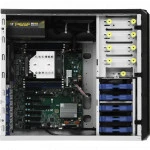 Сервер iRU Rock w9105p 2158726 Tower, Xeon Silver 4210, 2200 МГц, 10, 13.75, 1 x 8 ГБ, SFF 2.5" + LFF  3.5", 1x 500 ГБ