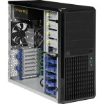 Сервер iRU Rock w9105p 2184296 Tower, Xeon Silver 4210, 2200 МГц, 10, 13.75, 2 x 16 ГБ, SFF 2.5" + LFF 3.5", 1x 500 ГБ