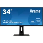 Монитор IIYAMA XUB3493WQSU-B1 34 ", IPS, Ultra-Wide QHD 3440x1440 (21:9), 75 Гц