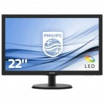 Монитор Philips 223V5LSB2 223V5LSB2 (10/62) 21.5 ", TN, Full HD 1920x1080 (16:9), 60 Гц