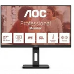 Монитор AOC U27E3UF 27 ", IPS, 4K UHD 3840x2160 (16:9), 60 Гц
