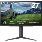 Монитор LG UltraGear 27GS85Q-B 27GS85Q-B.ARUZ 27 ", IPS, Quad HD 2560x1440 (16:9), 180 Гц