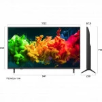 Телевизор LG 50QNED80B6B.ARU 50 ", Smart TV, Черный