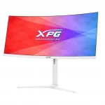 Монитор XPG RIFT R34WXC White RIFT R34WXC-WHCEU 34 ", VA, Ultra-Wide QHD 3440x1440 (21:9), 200 Гц