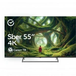 Телевизор Sber SDX-55U5500MBA 55 ", Smart TV, Черный