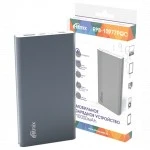 Внешний аккумулятор (Power Bank) Ritmix RPB-10977PQC 10000mAh RPB-10977PQC Gray 10000 мАч, Серый