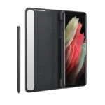 Аксессуары для смартфона Samsung Чехол для Galaxy S21 Ultra Clear View Cover with S Pen EF-ZG99PCBEGRU