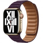 Аксессуары для смартфона Apple Ремешок 41mm Dark Cherry Leather Link - S/M ML7M3ZM/A