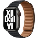 Аксессуары для смартфона Apple Ремешок 41mm Midnight Leather Link - S/M ML7R3ZM/A