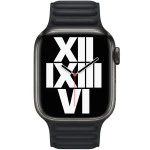Аксессуары для смартфона Apple Ремешок 41mm Midnight Leather Link - S/M ML7R3ZM/A