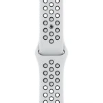 Apple Watch Nike SE GPS, 40mm Silver Aluminium Case with Pure Platinum/Black Nike Sport Band - Regular MKQ23GK/A