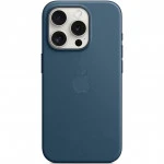 Аксессуары для смартфона Apple Чехол для iPhone 15 Pro FineWoven Case with MagSafe - Pacific Blue MT4Q3ZM/A