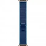 Apple Watch Ultra 3 GPS + Cellular 49mm Natural Titanium Case with Blue/Bright Blue Trail Loop MEWR4QR/A