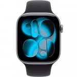 Apple Watch Series 11 GPS 46mm Space Grey Aluminium Case with Black Sport Band MEV44RK/A