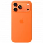 Аксессуары для смартфона Apple iPhone 17 Pro Max Silicone Case with MagSafe - Orange MGFL4ZM/A