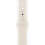 Apple Watch SE 3 44mm Aluminum Starlight Case with Starlight Sport Band M/L MEHJ4LW/A