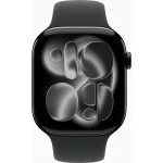 Apple Watch Series 11 46mm Jet Black Aluminium Case With Black Sport Band M/L MEUX4LW/A