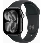 Apple Watch Series 11 42mm Jet Black Aluminium Case With Black Sport Band M/L MEQU4LW/A