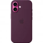 Аксессуары для смартфона Apple iPhone 16 Silicone Case with MagSafe - Plum MYY43ZM/A
