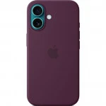 Аксессуары для смартфона Apple iPhone 16 Silicone Case with MagSafe - Plum MYY43ZM/A