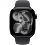 Apple Watch Series 11 GPS 42mm Jet Black Aluminium Case with Black Sport Band MEQT4RK/A