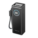 Внешний аккумулятор (Power Bank) EcoFlow RAPID 25К EF-RAPID25K100WB-EU (25000 мАч, Черный)