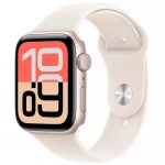 Apple Watch SE 3 GPS 40mm Starlight Aluminium Case with Starlight Sport Band - S/M MEH34RK/A