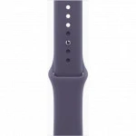 Apple Watch Series 11 46mm Silver Aluminium Case With Purple Fog Sport Band S/M MEV94X/A