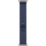 Аксессуары для смартфона Apple 49mm Blue/Bright Blue Trail Loop - M/L - Natural Titanium Finish MFT74ZM/A