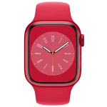 Apple Watch Series 8 GPS 45mm (PRODUCT)RED Aluminium Case with (PRODUCT)RED Sport Band - Regular MNP43GK