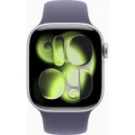 Apple Watch Series 11 42mm Silver Aluminium Case With Purple Fog Sport Band M/L MEU74AF/A