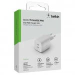 Belkin Dual USB-C GaN Charger WCH011vfWH 45