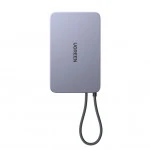 Внешний аккумулятор (Power Bank) UGREEN MagFlow Air Qi2 75983B 10000 мАч, Серый