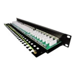 Патч-панель SHIP P200-24 24 порта, FTP, Cat. 6a