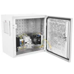 ЦМО Шкаф ЭКОНОМ уличный всепогодный настенный укомплектованный ШТВ-НЭ-4.4.25-3ВВА-Т1