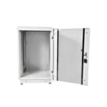Серверный шкаф ЦМО Шкаф телекоммуникационный напольный 18U (600 × 800) дверь стекло, цвет чёрный ШТК-М-18.6.8-1ААА-9005