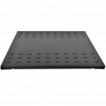 Полка для серверного шкафа ЦМО полка стационарная для аккумуляторов 1U нагрузка: 200кг. 19" 750мм черный СВ-75АК-9005