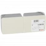 Аксессуар для оптических сетей Legrand Выдвижной розеточный блок, 8 модулей - алюминий 054013