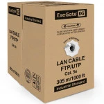 Кабель витая пара ExeGate Кабель FTP кат.5е бухта (~305м) EX190970RUS