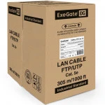 Кабель витая пара ExeGate Кабель FTP 4 пары кат.5e бухта 305м EX281811RUS